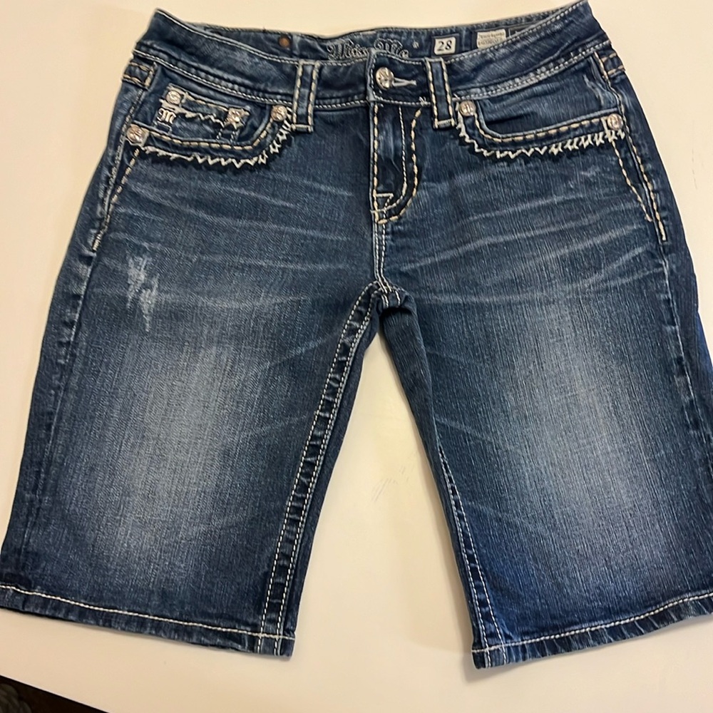 Miss Me Easy Bermuda Shorts